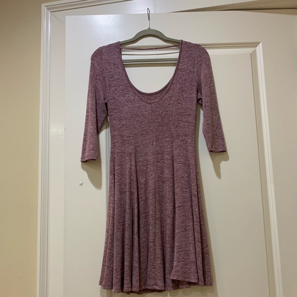 Casual Burgundy Dress by Acemi - Picture 2 of 2